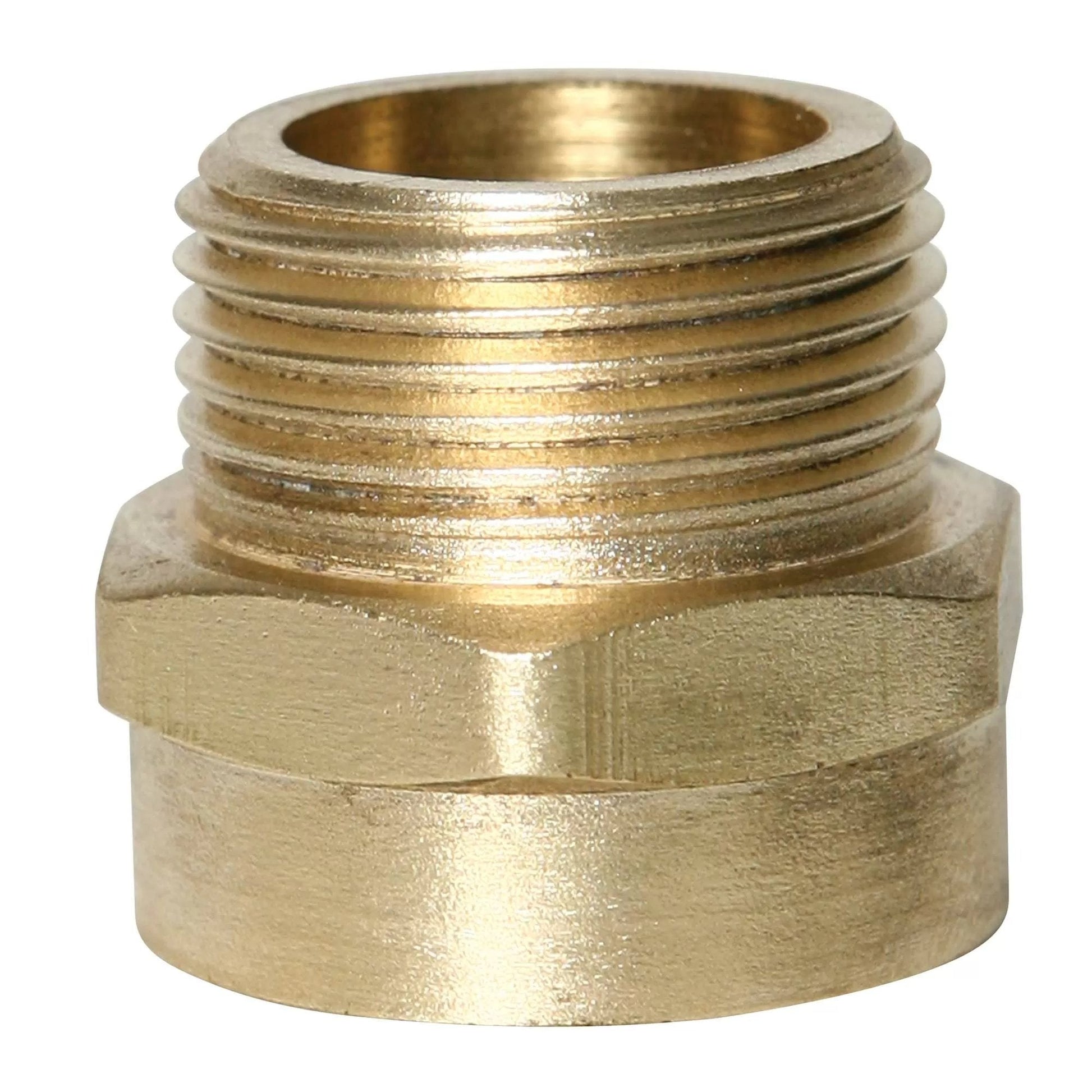 3/4" MPT x 3/4" FMGHT Brass Adapter - QC Supply - 