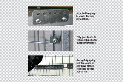 36" Whirl - Wind Galvanized Box Fan - QC Supply - 