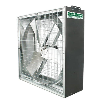 36" Whirl - Wind Galvanized Box Fan - QC Supply - 