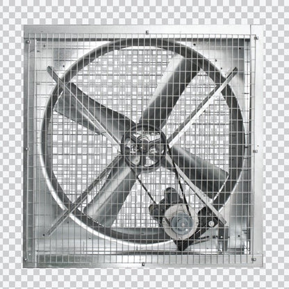36" Whirl - Wind Galvanized Box Fan - QC Supply - 
