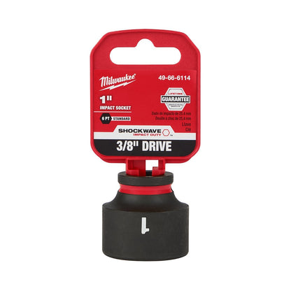 3/8" Drive Standard 6 Point Sockets 9/16 1" - QC Supply - 