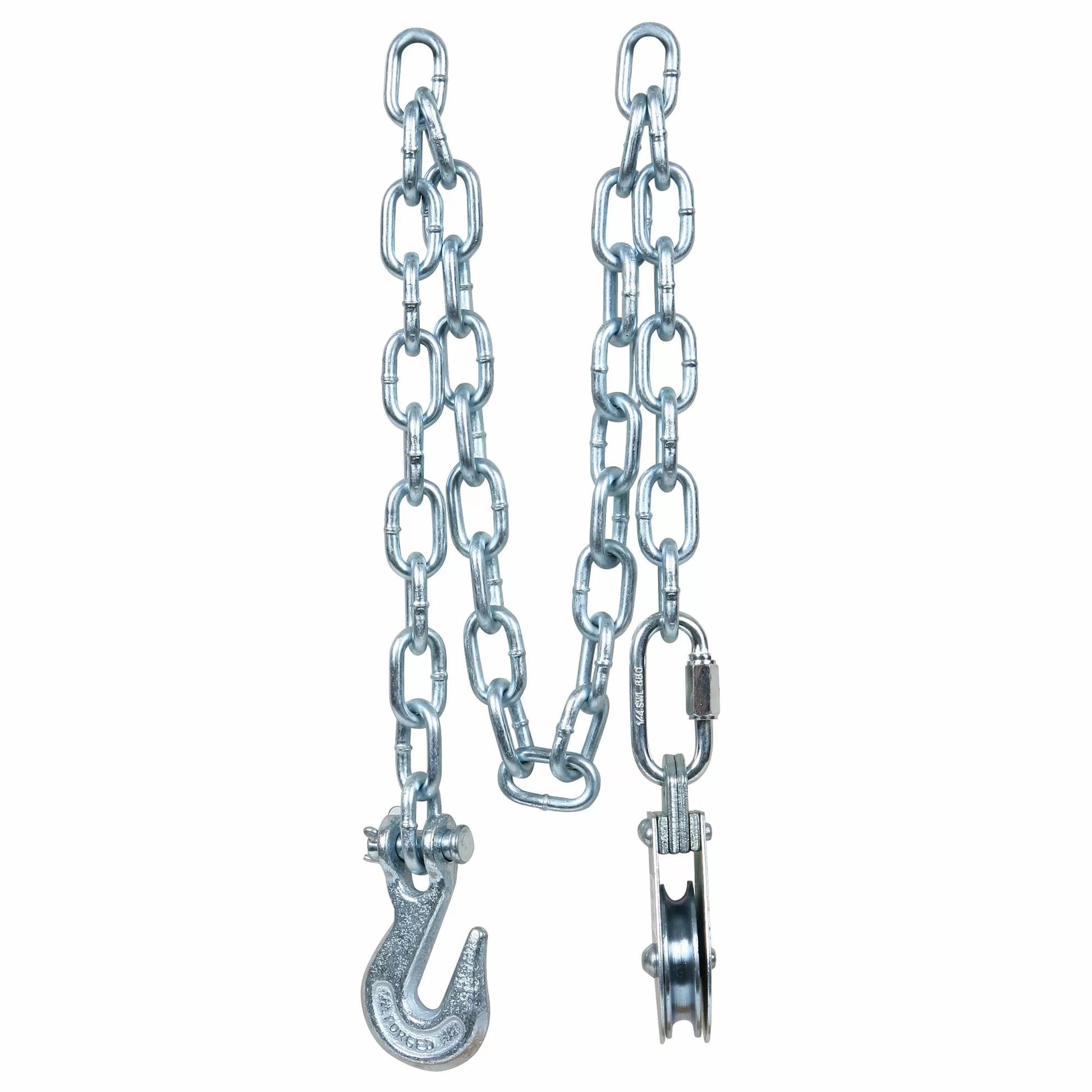 4 Wheel Carcass Cart - Bottom Pulley & Chain - QC Supply - 