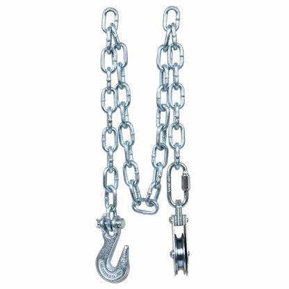4 Wheel Carcass Cart - Bottom Pulley & Chain - QC Supply - 