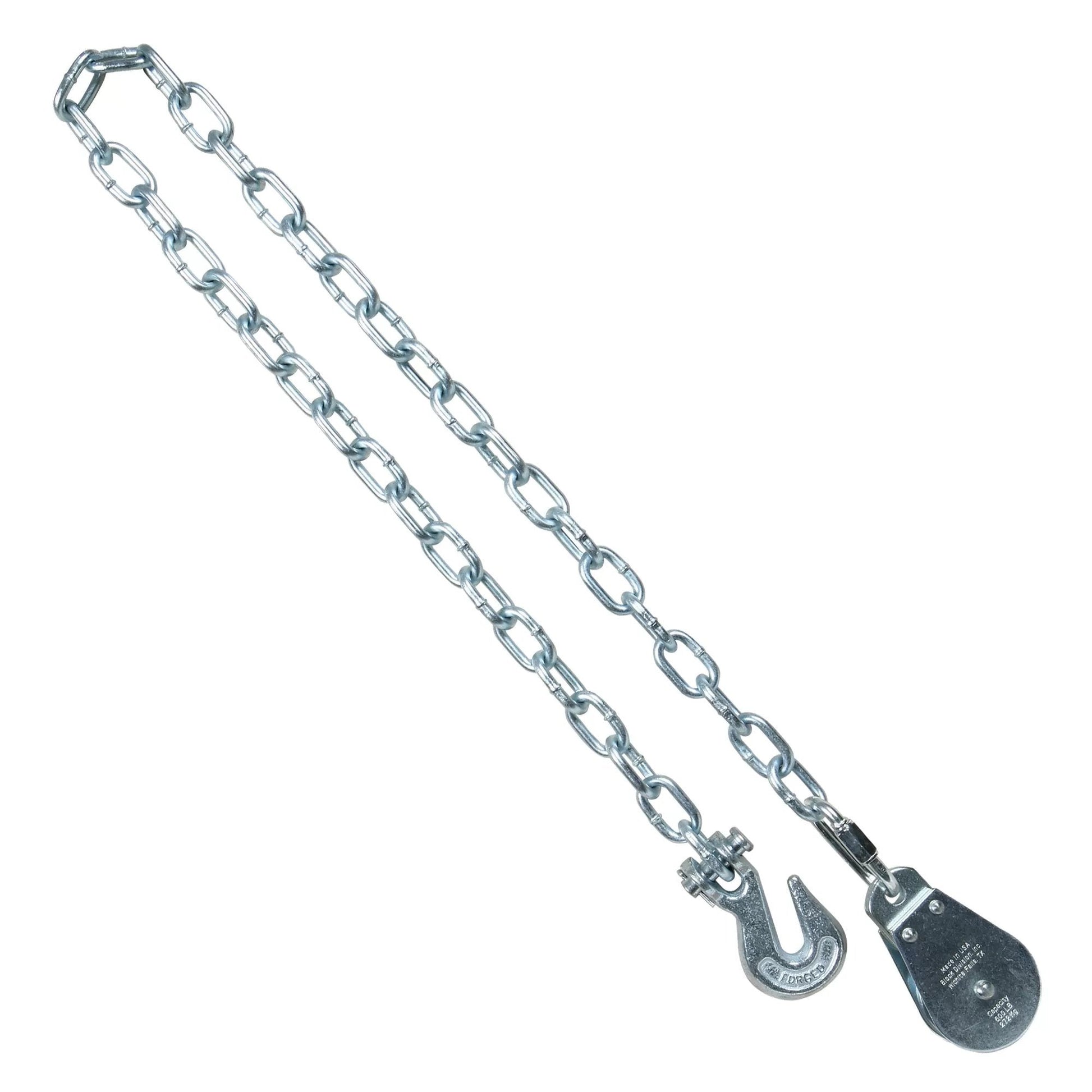 4 Wheel Carcass Cart - Bottom Pulley & Chain - QC Supply - 