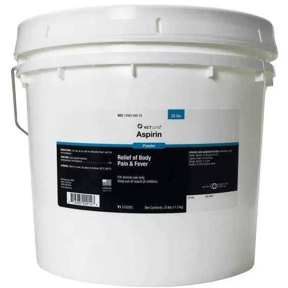 Aspirin Powder (VETone  25 lbs.)