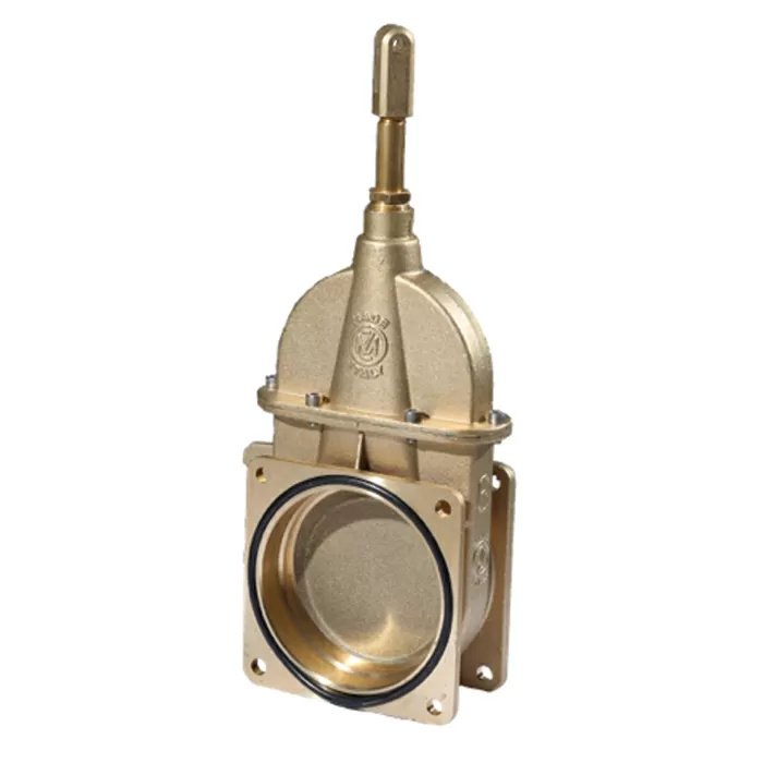 6" MZ Brass Manure Pit Valve - QC Supply - 
