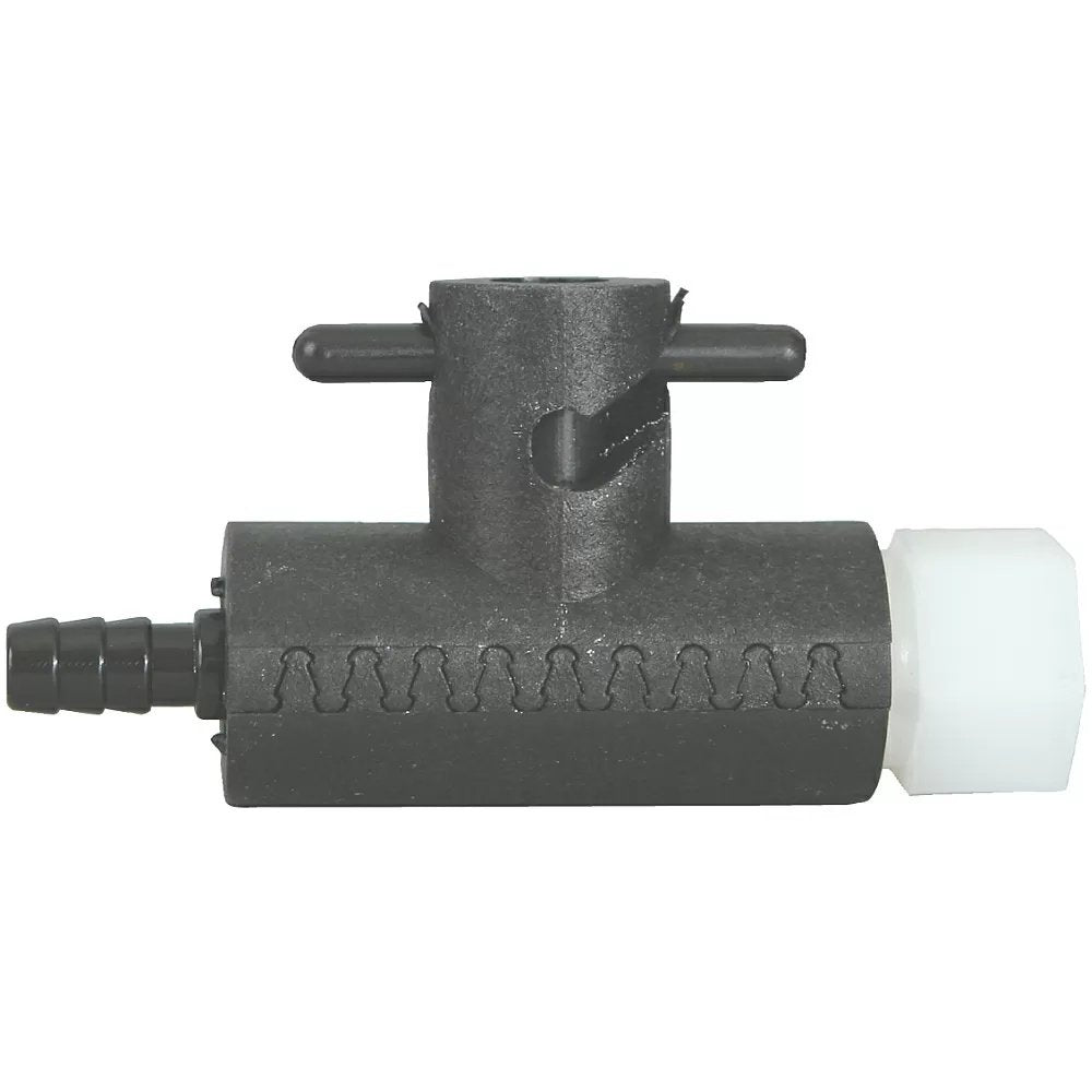 6' Plumbing Kit with Shut OffOn Saddle & Black Hose Parts - QC Supply - 