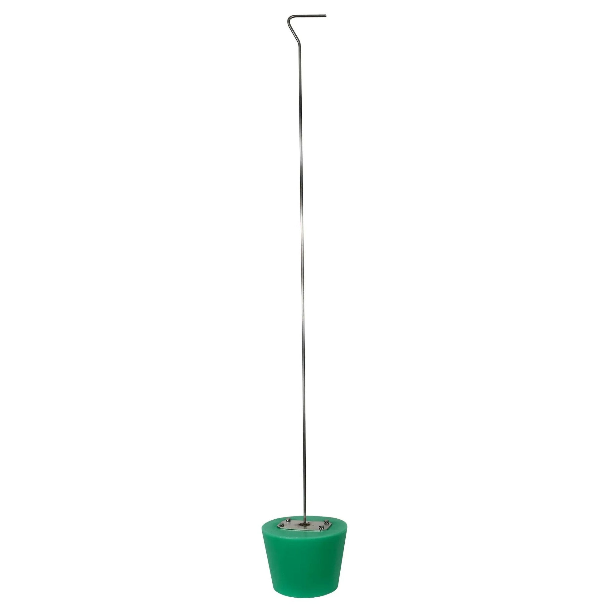 8" Capped Gutter Plug with 50" Stainless Steel Handle - QC Supply - 