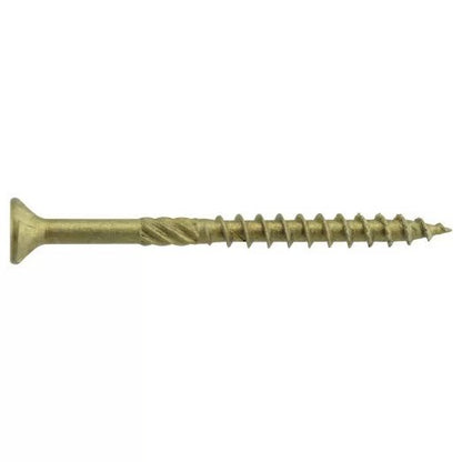 9 x 3" Power Pro™ Outdoor Wood Screw - Star Drive - Ceramic Coated - 1 lb. Box - QC Supply - 