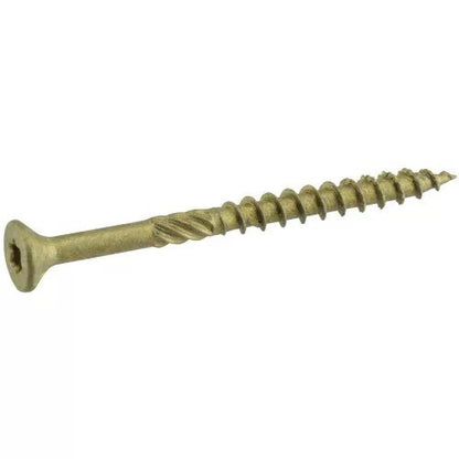 9 x 3" Power Pro™ Outdoor Wood Screw - Star Drive - Ceramic Coated - 1 lb. Box - QC Supply - 