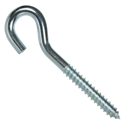 5/16" x 4"  Zinc Coated Screw Hook