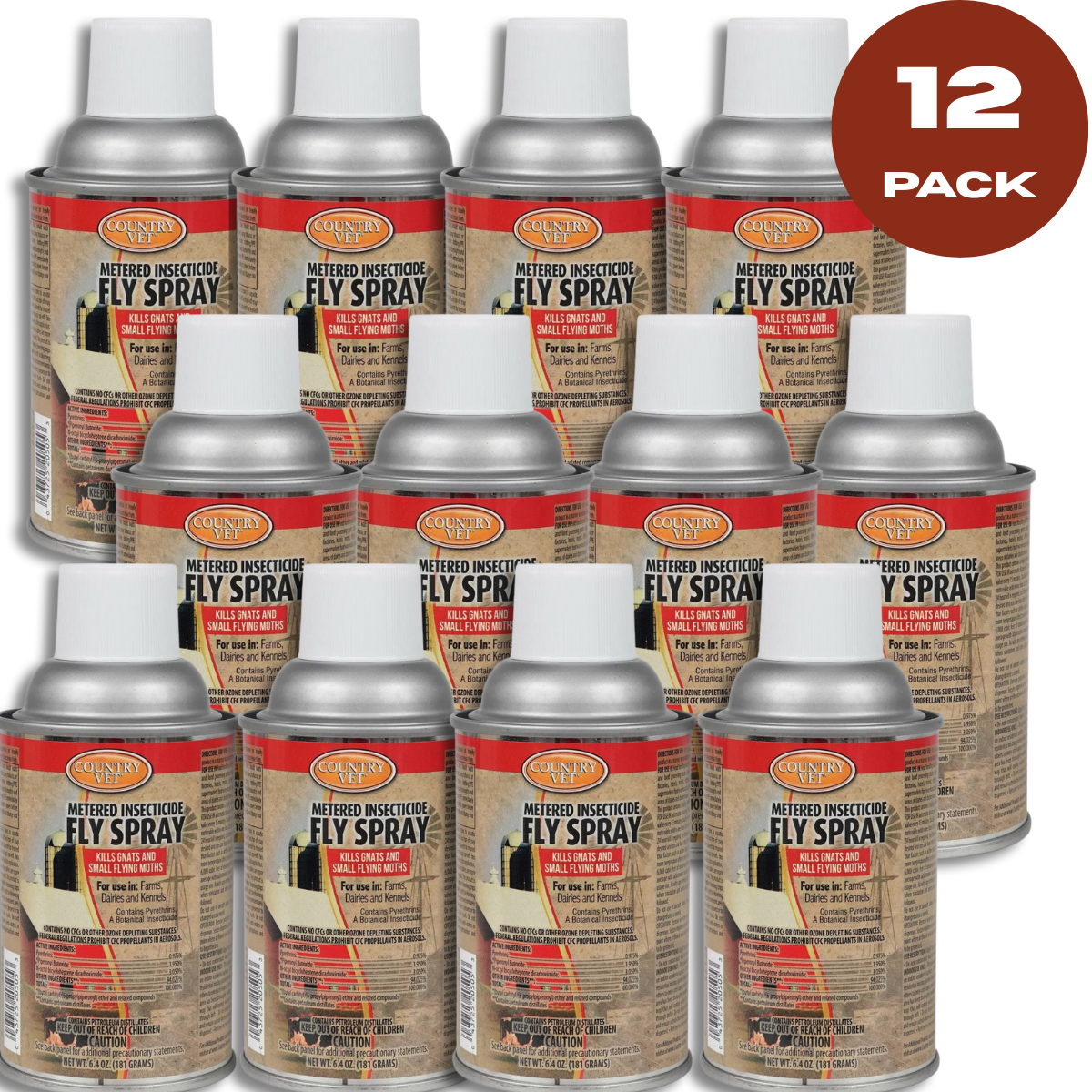 Country Vet® Fly Spray - 6.4 oz. - 12 Pack