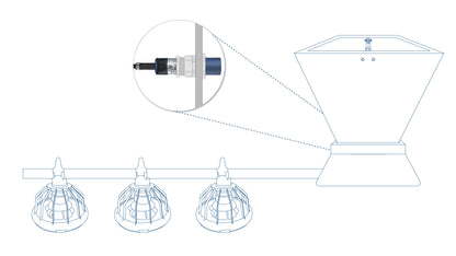 DOL Sensors DOL 43R Capacitive Sensor - 90-250VAC