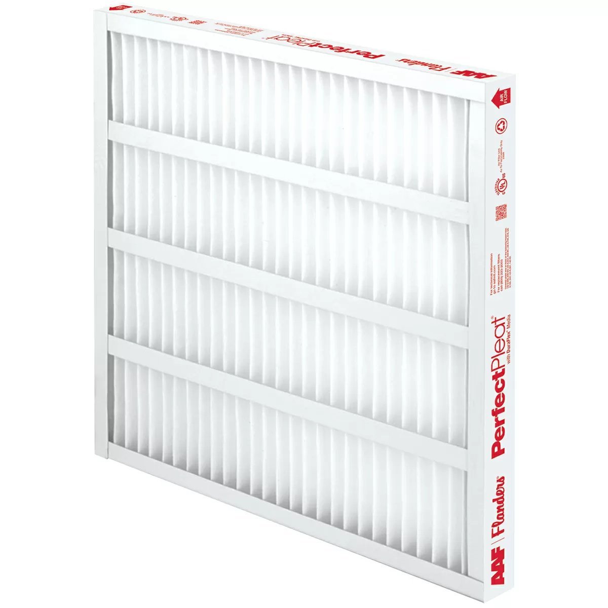 AAF Flanders PerfectPleat® Standard Capacity MERV 8 Filter - 24" x 24" x 2" - QC Supply - 