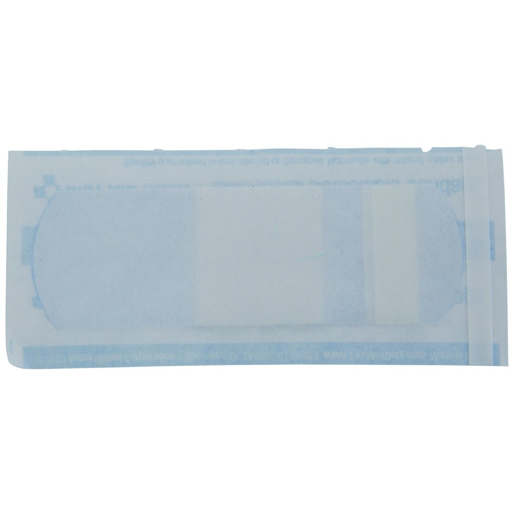 Acme® Metal Detectable Blue Plastic Bandages – 1" x 3" - QC Supply - 