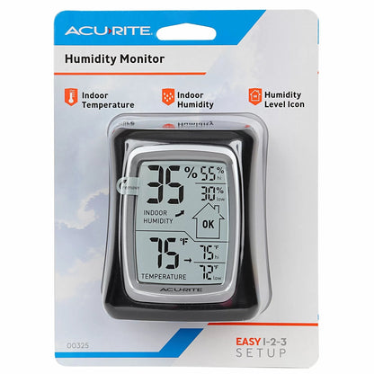 AcuRite® Black Temperature & Humidity Monitor - QC Supply - 