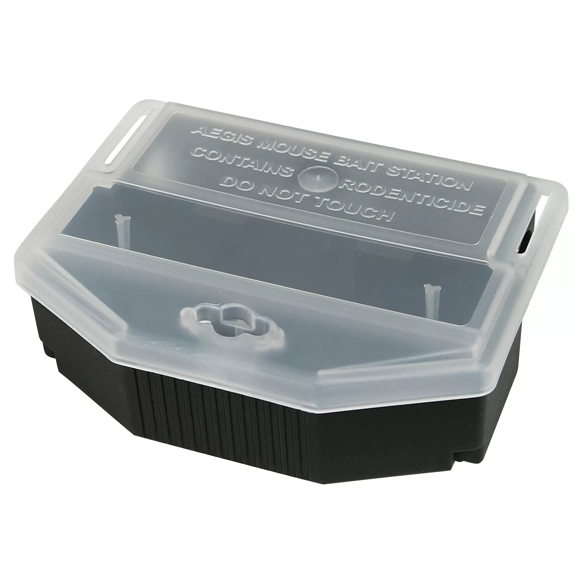 Aegis® Mouse Bait Station - Clear Lid - QC Supply - 