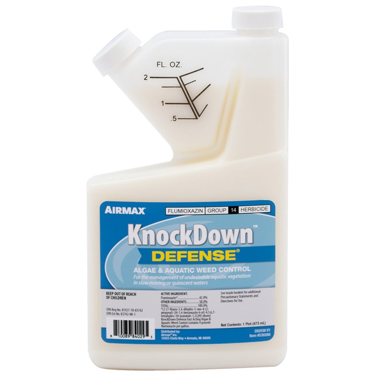 Airmax KnockDown Defense Aquatic Weed and Algae Control 16 oz. - QC Supply - 