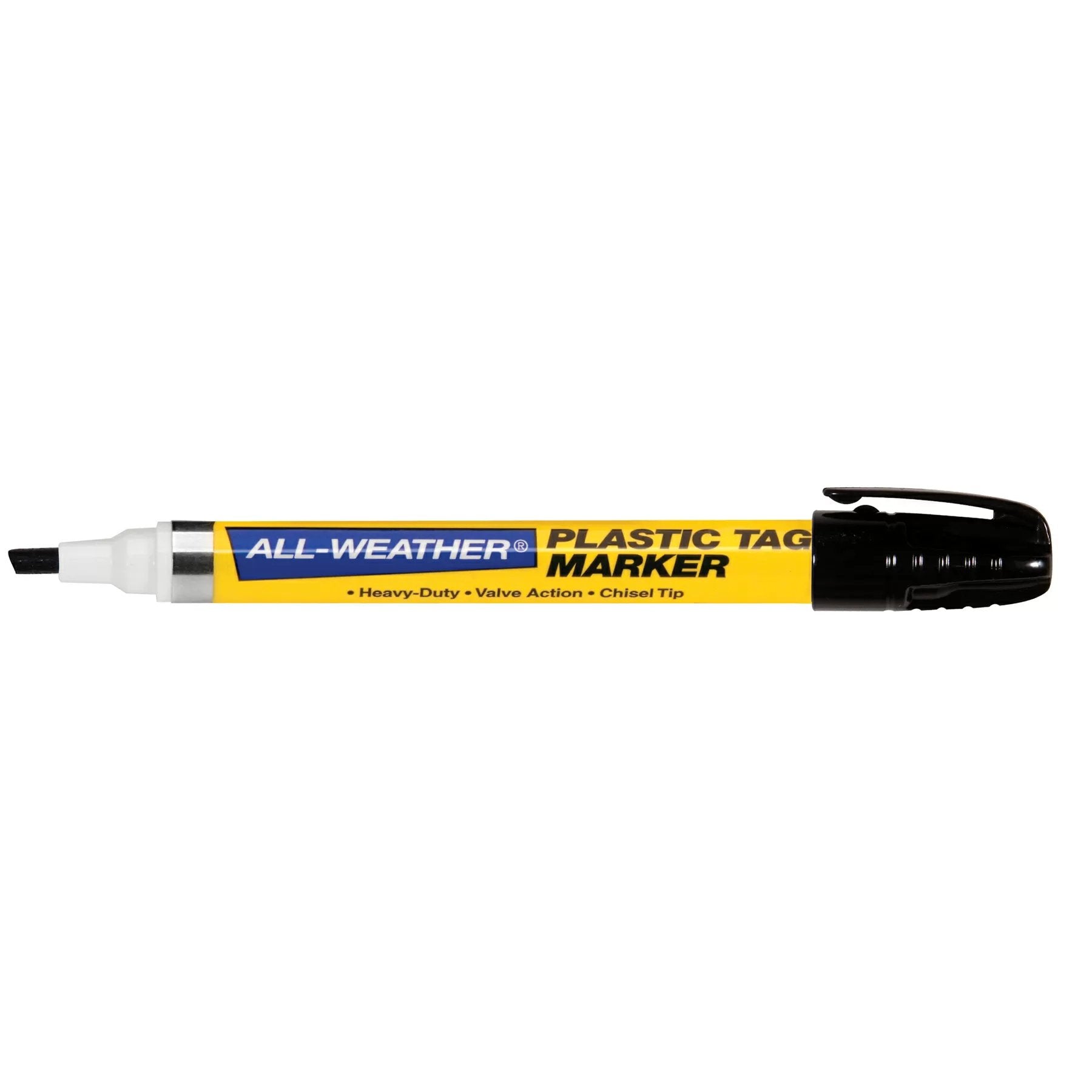 All - Weather® Plastic Tag Marker - Black - QC Supply - 