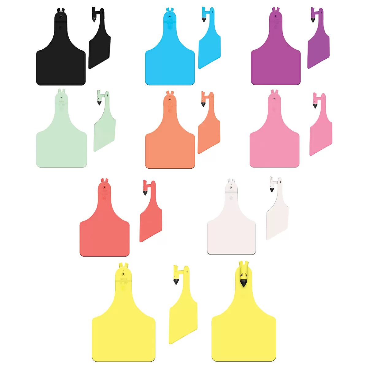 Allflex® ATag™ One - Piece Cow Tag - Blank 25/Bag - QC Supply - 