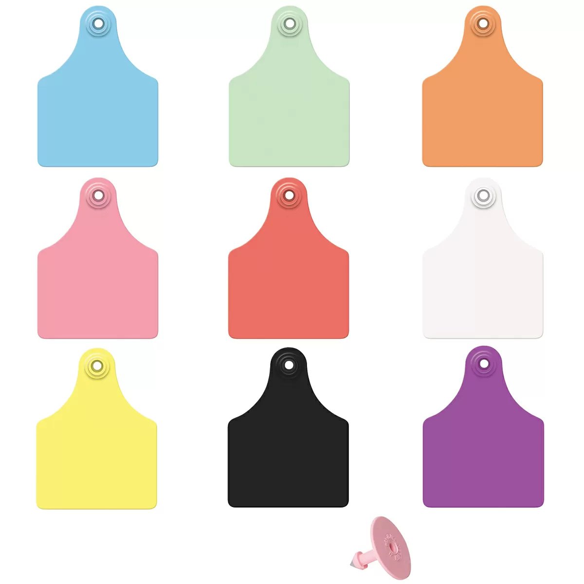 Allflex® Global Maxi Beef & Dairy Ear Tag - Blank 25/Bag - QC Supply - 
