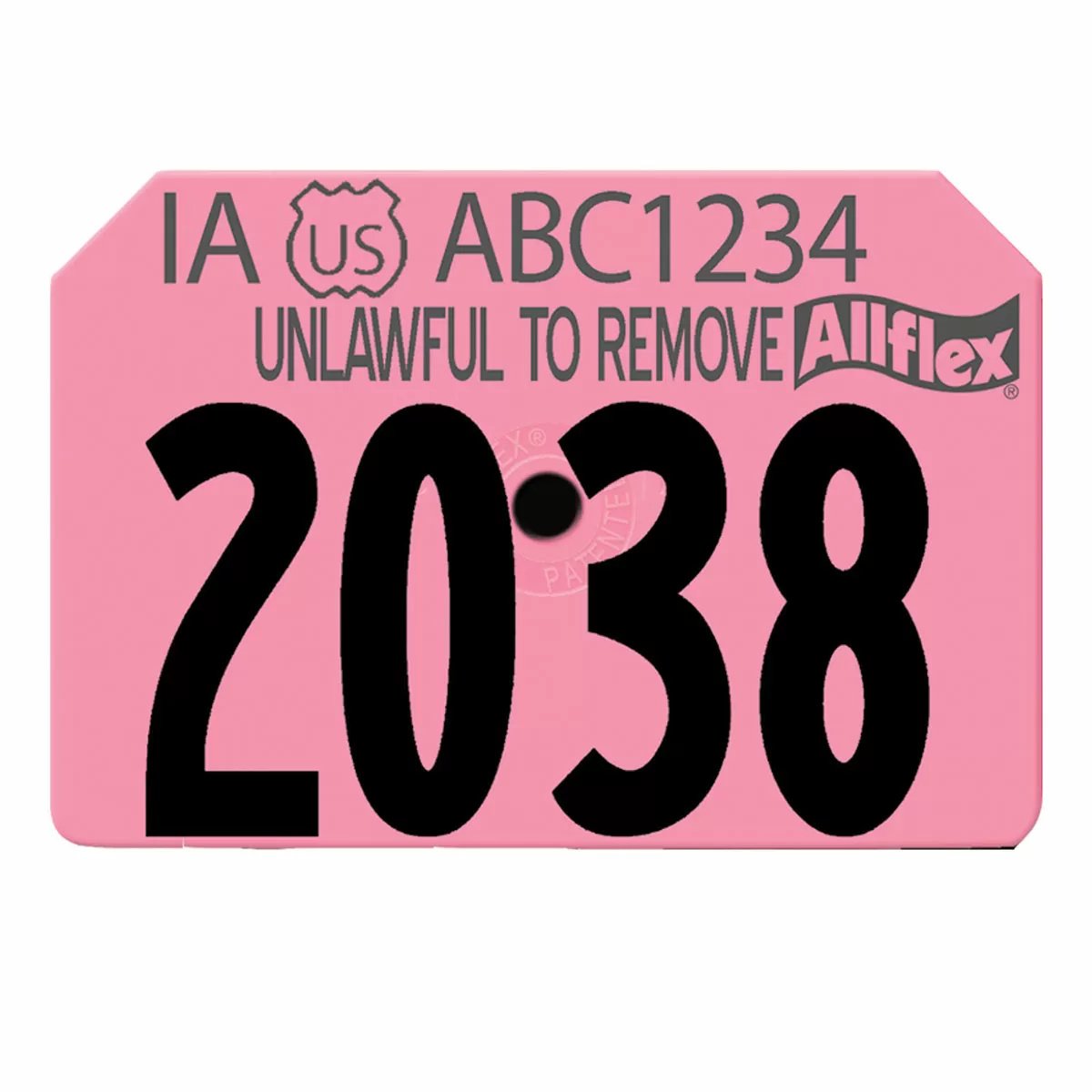 Allflex® Integra Official Swine Premise ID Ear Tags (PIN) - 25/Bag – QC ...