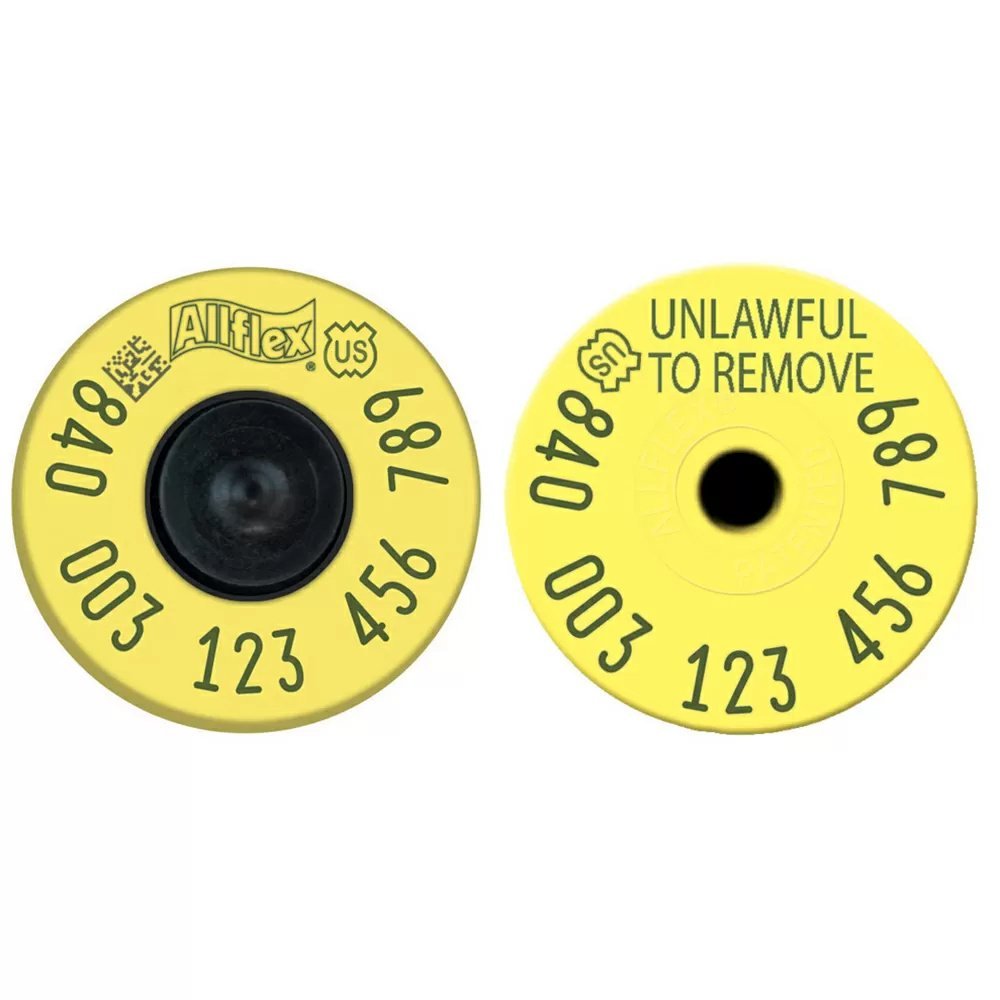 Allflex® USDA FDX EID Livestock Ear Tags - 20/Pkg - QC Supply - 