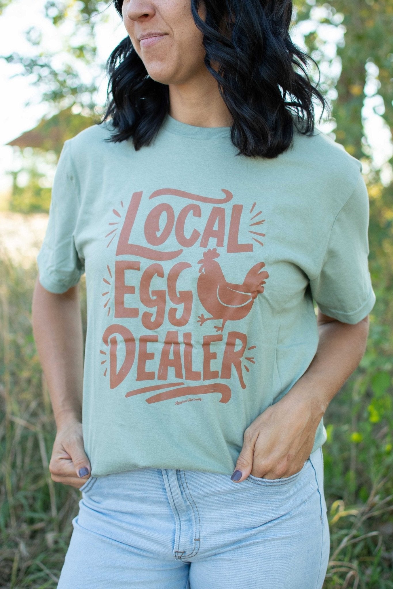 American Farm Co. Local Egg Dealer T-Shirt - QC Supply - 