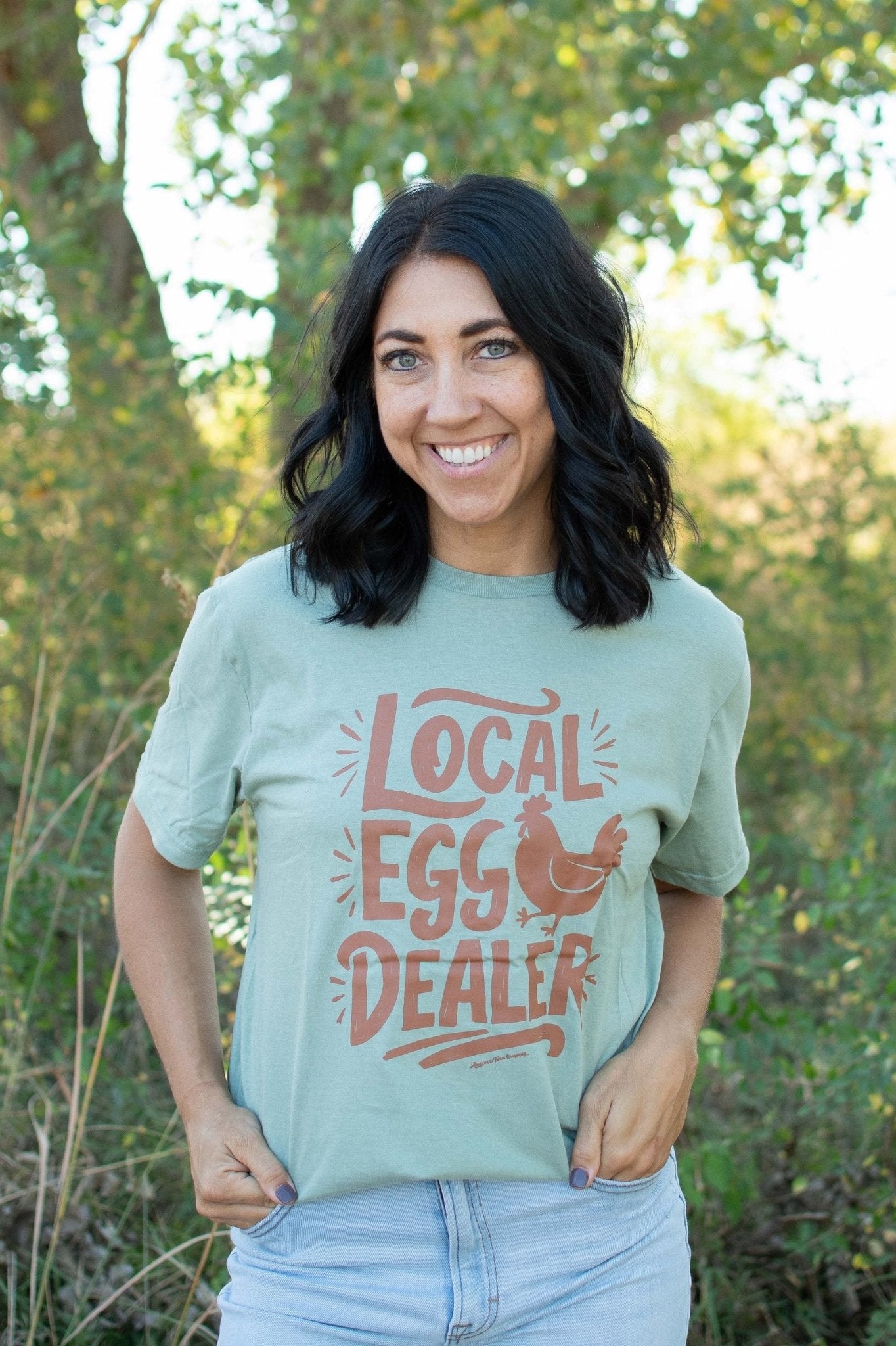 American Farm Co. Local Egg Dealer T-Shirt - QC Supply - 