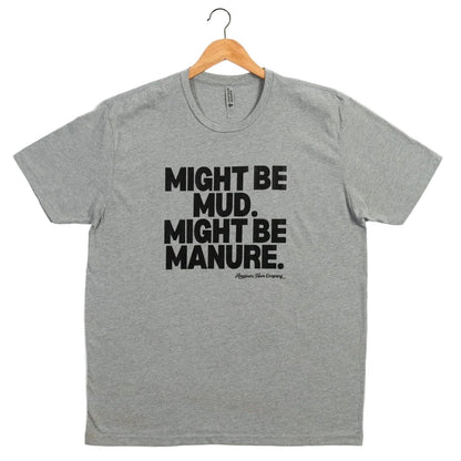American Farm Co. Mud or Manure Gray Essentials T-Shirt - QC Supply - 
