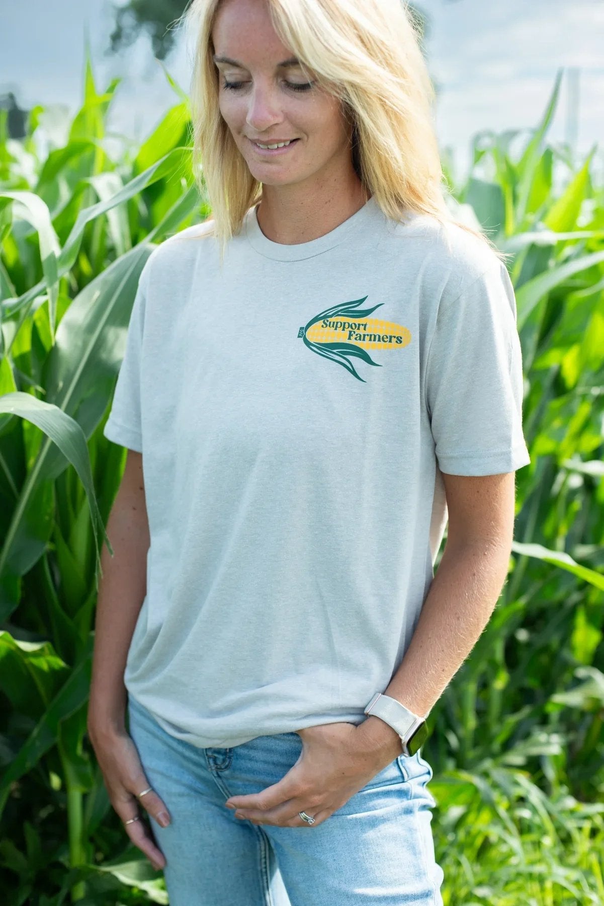 American Farm Co. Support Farmers Corn T-Shirt - QC Supply - 