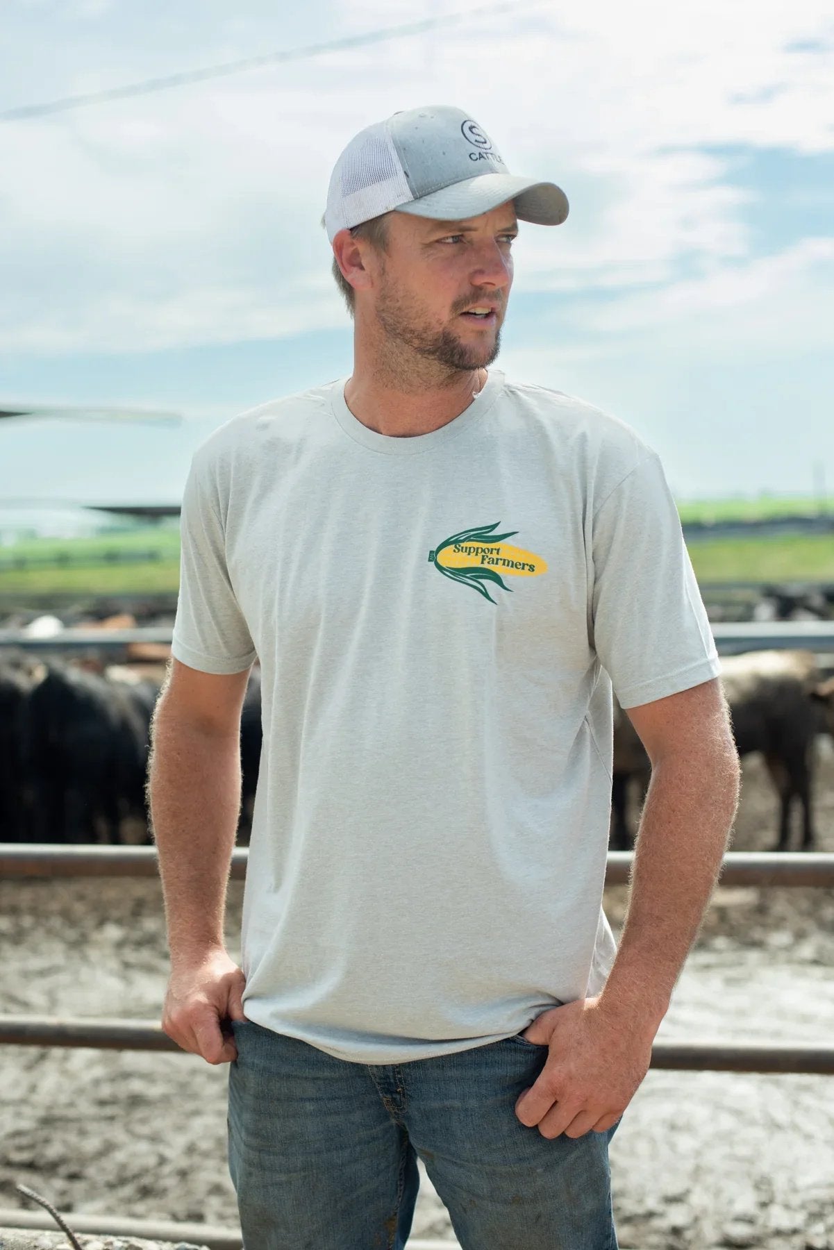 American Farm Co. Support Farmers Corn T-Shirt - QC Supply - 