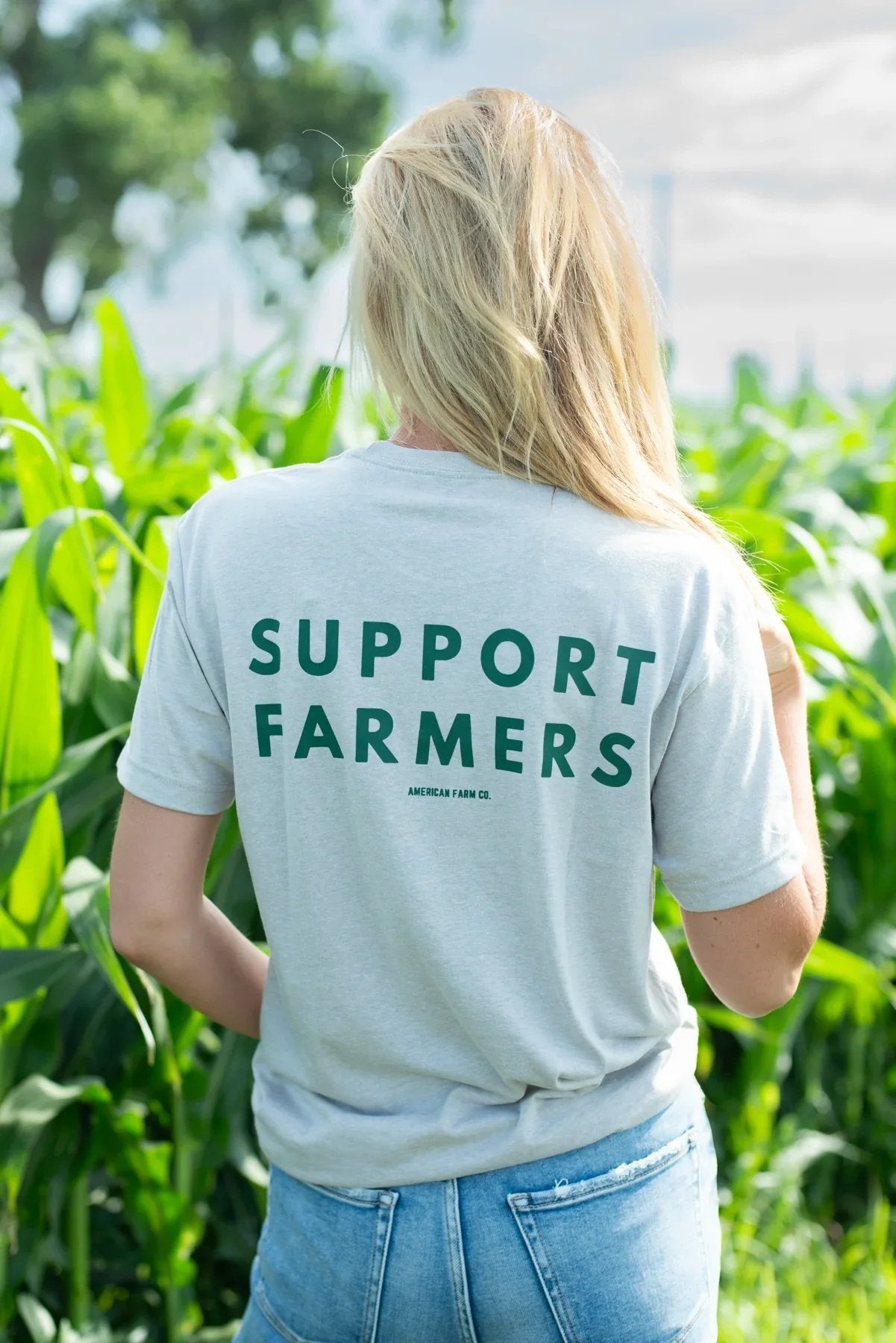 American Farm Co. Support Farmers Corn T-Shirt - QC Supply - 