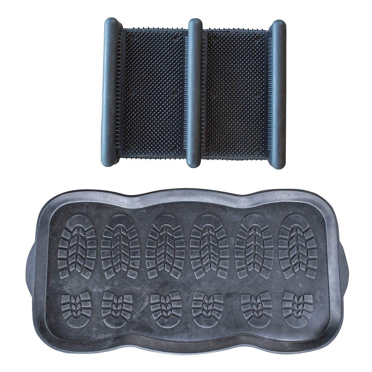 AmeriHome Rubber Boot and Shoe Scraper and Mat - QC Supply - 