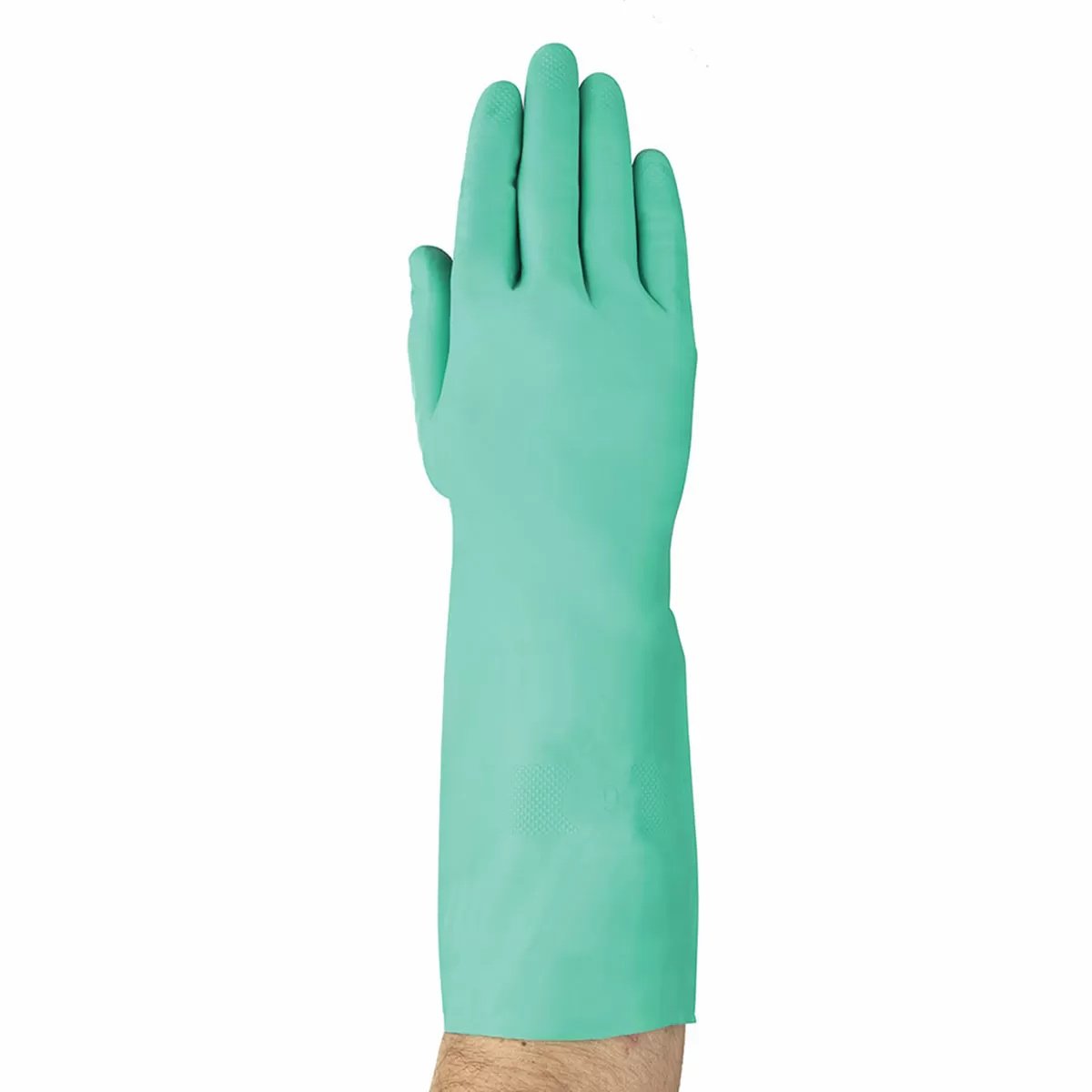 Ansell AlphaTec® 11 mil. Green Nitrile Gloves - Dozen Pairs - QC Supply - 