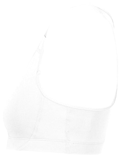 Badger Racerback Sports Bra - White - QC Supply - 
