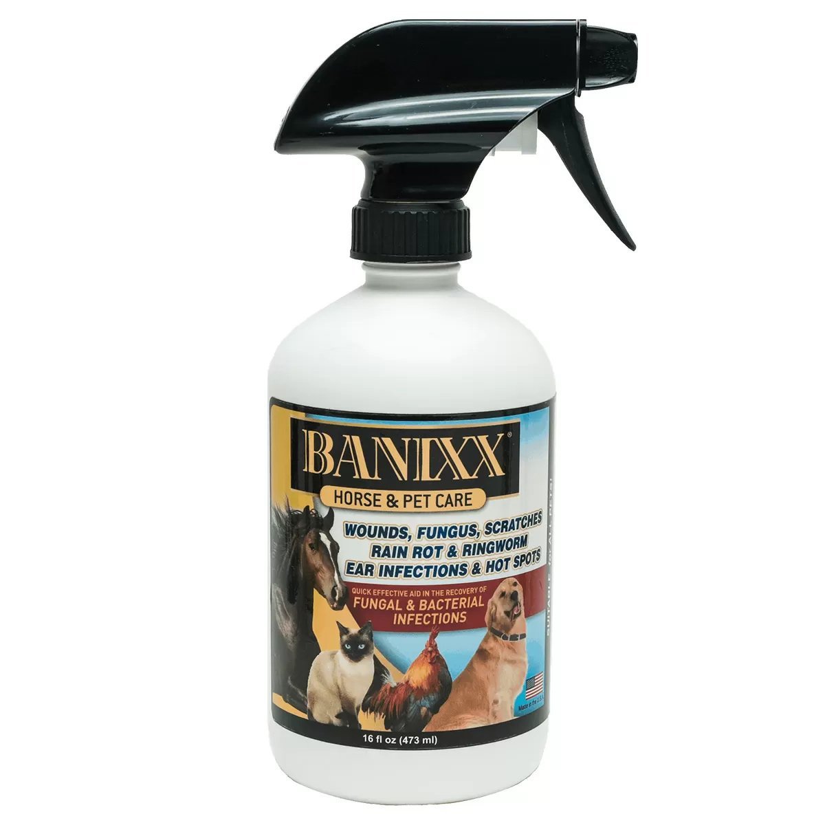 Banixx Horse and Pet Care Spray - 16oz - QC Supply - 