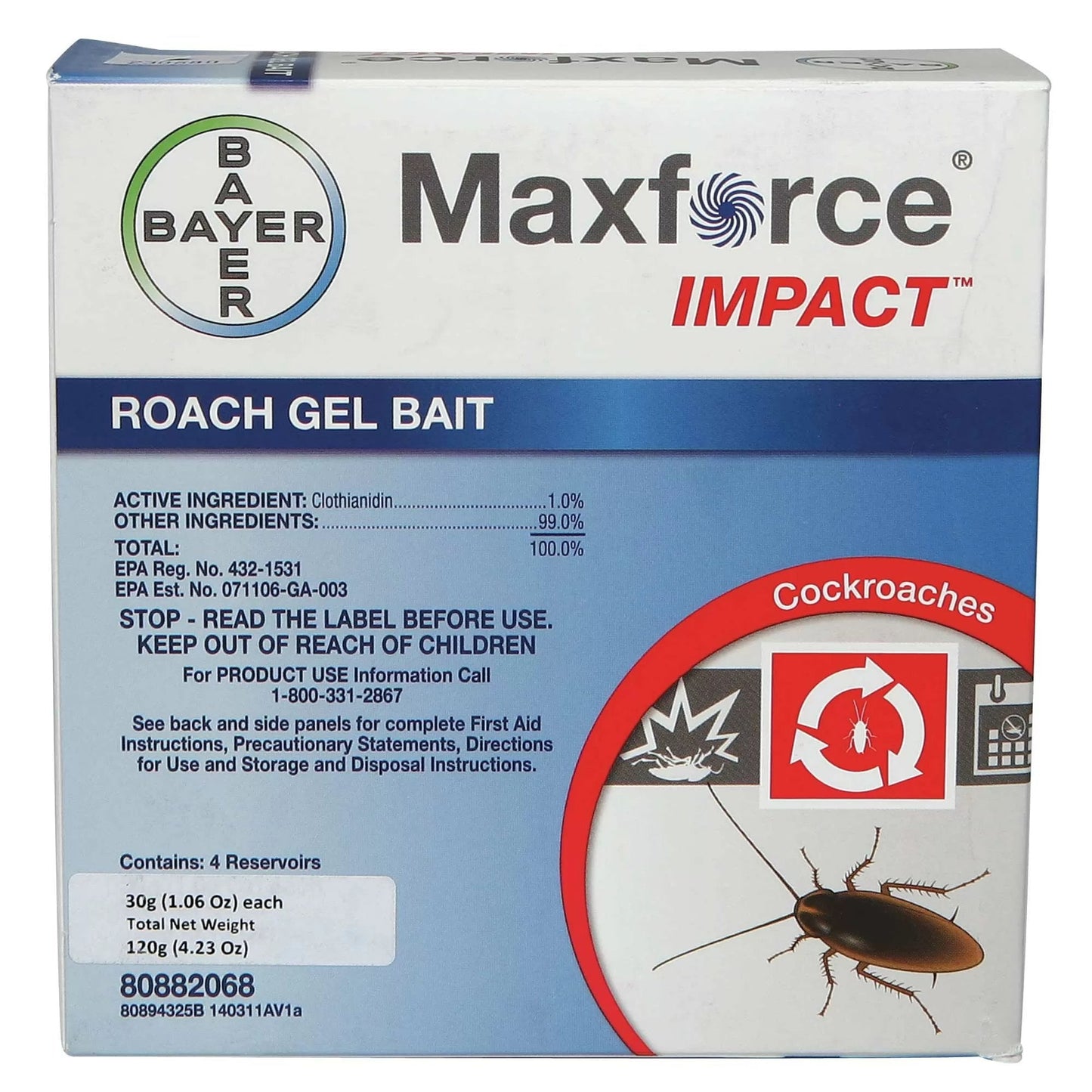Bayer Maxforce® Impact™ Roach Gel Bait - QC Supply - 