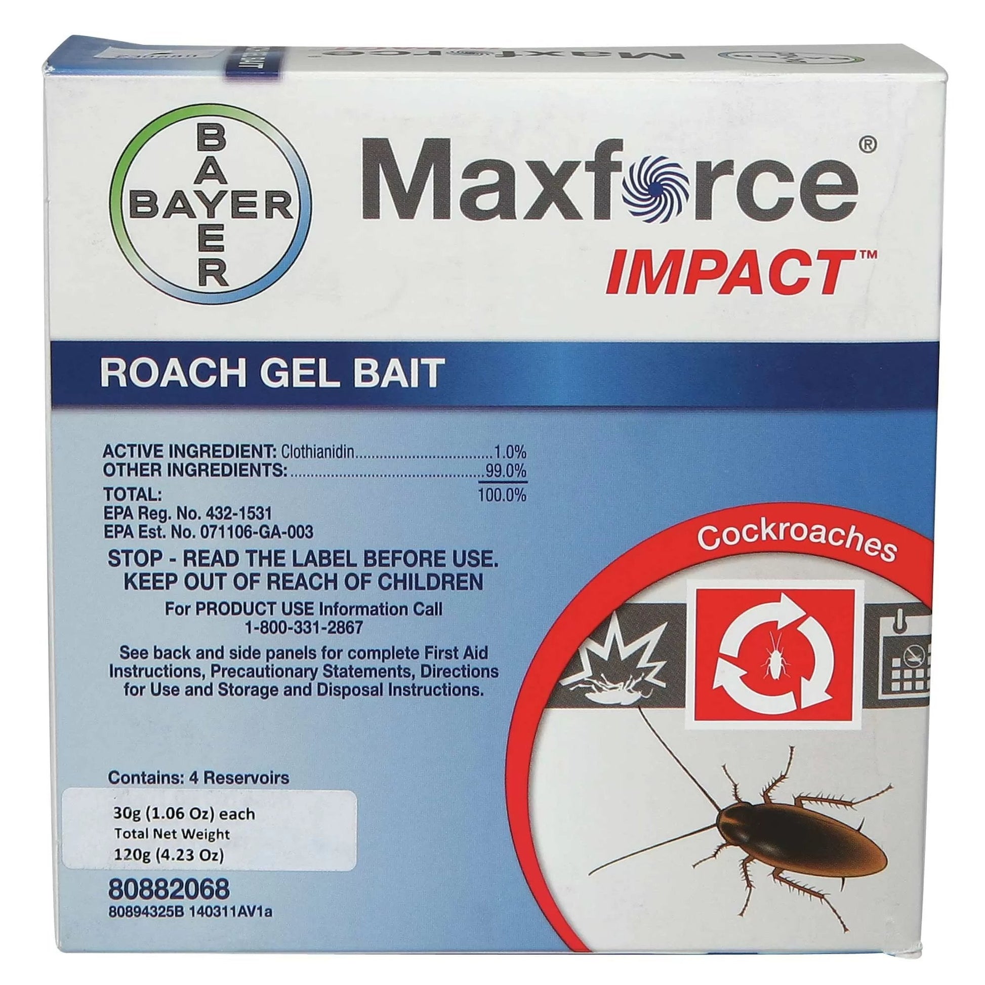 Bayer Maxforce® Impact™ Roach Gel Bait - QC Supply - 