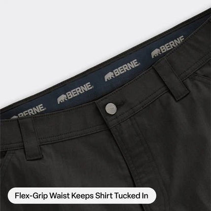 Berne Flex Ripstop Relaxed Fit Cargo Work Pant - Black - QC Supply -