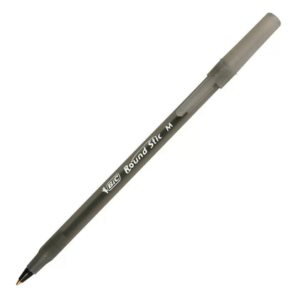 Bic® Round Stic® Ball Pen Blue or Black - QC Supply - 