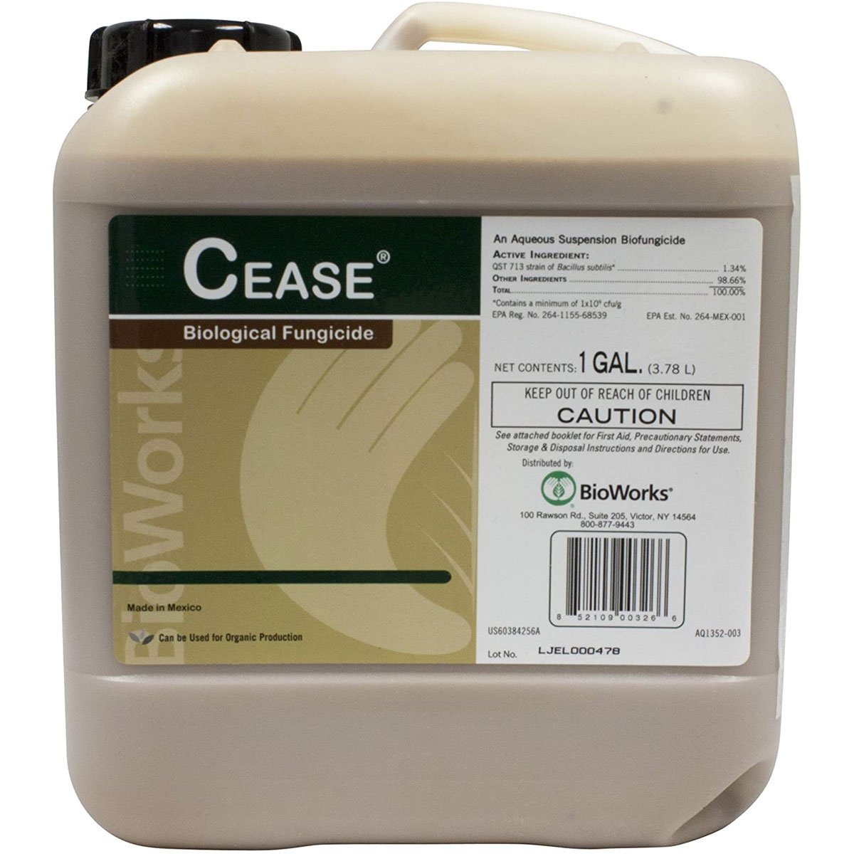 BioWorks® CEASE® - 2.5 Gallon - QC Supply - 