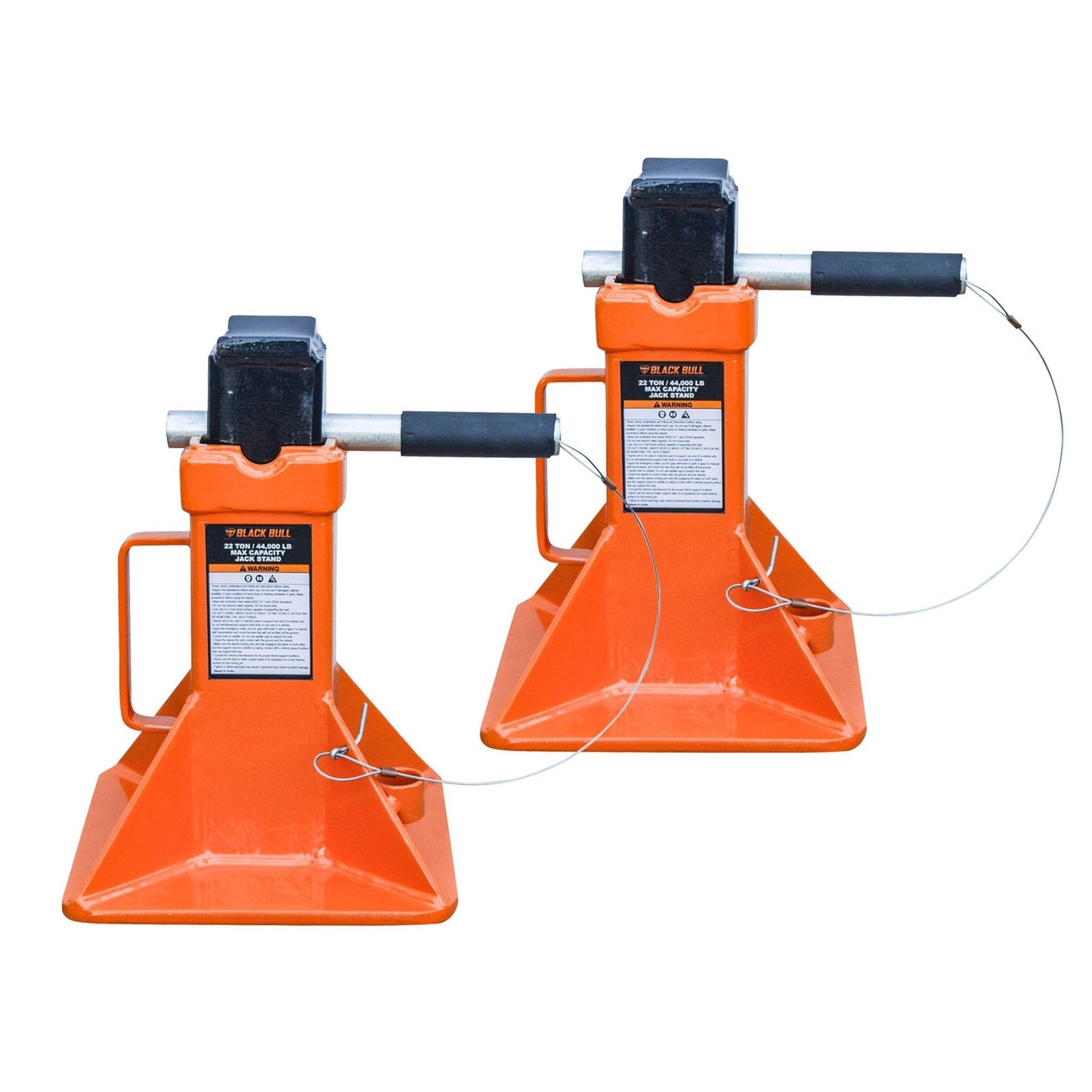 Black Bull 22 Ton Jack Stand - 2pc Set - QC Supply - 