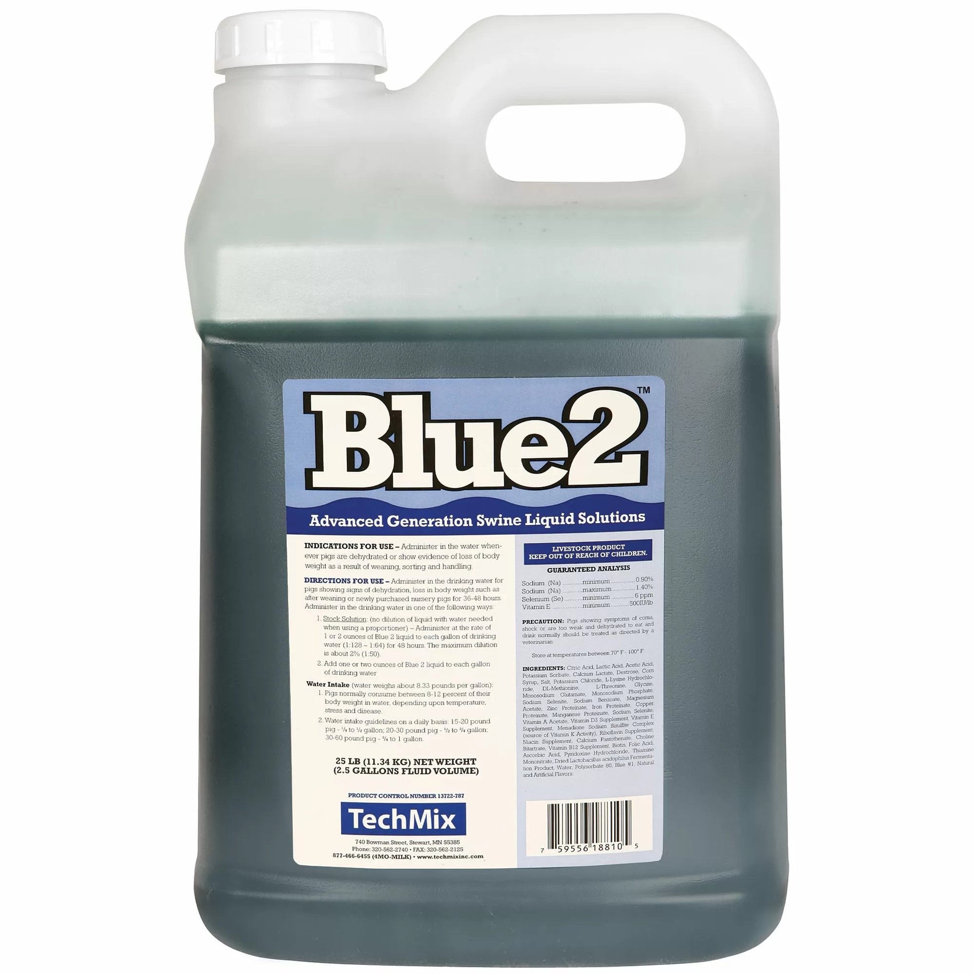 Blue2® Electrolyte - (TechMix) - QC Supply - 