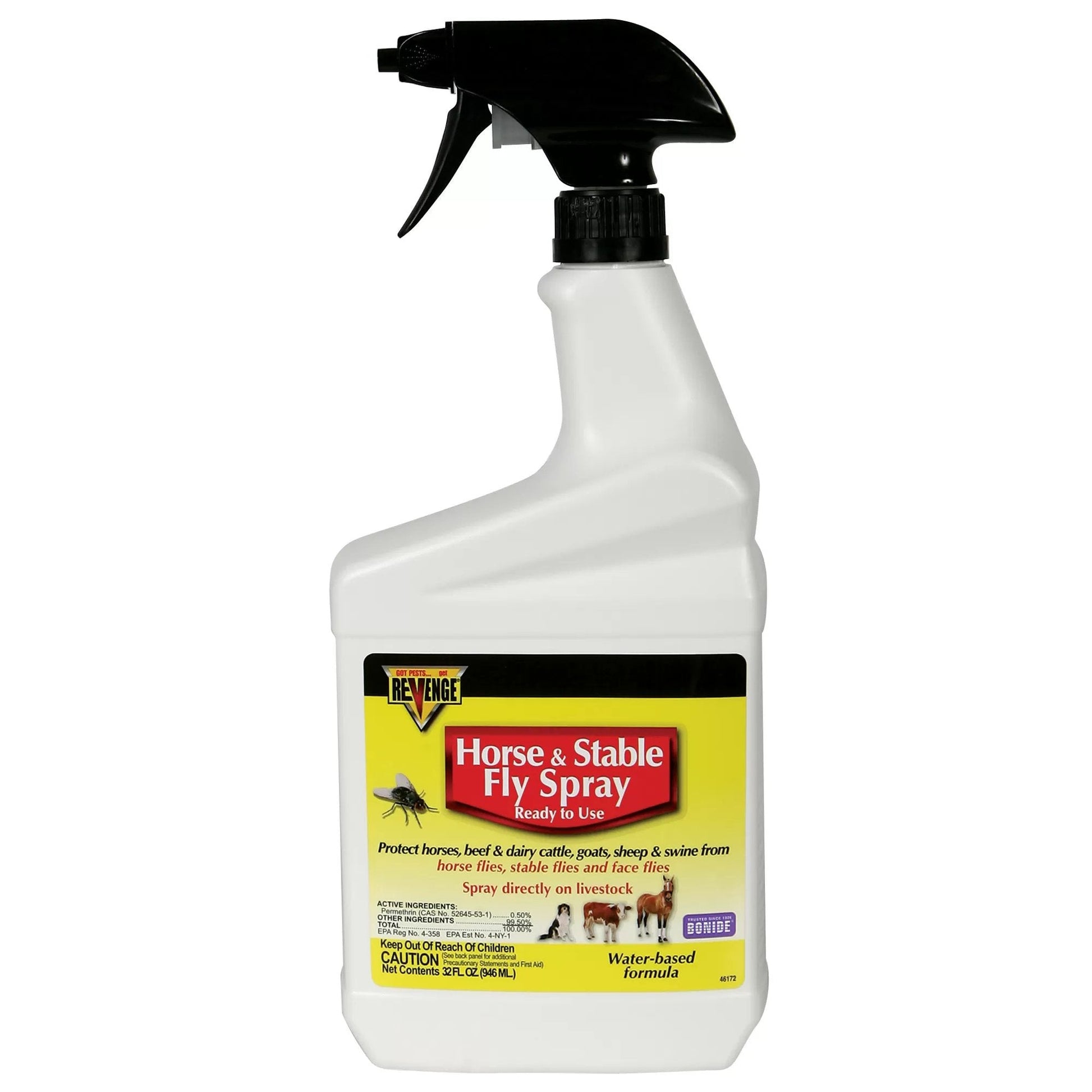 Bonide® Revenge® Barn & Stable Fly Spray (Ready to Use) - Quart - QC Supply - 