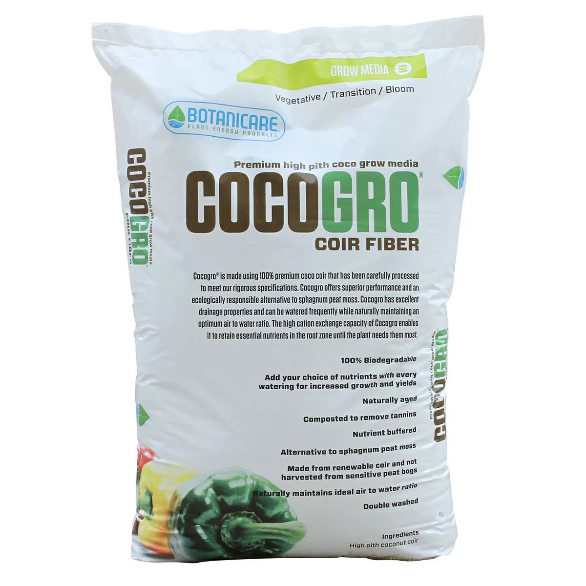 Botanicare® Cocogro® Loose Coir Fiber - 1.75 cu.ft. Bag - QC Supply - 