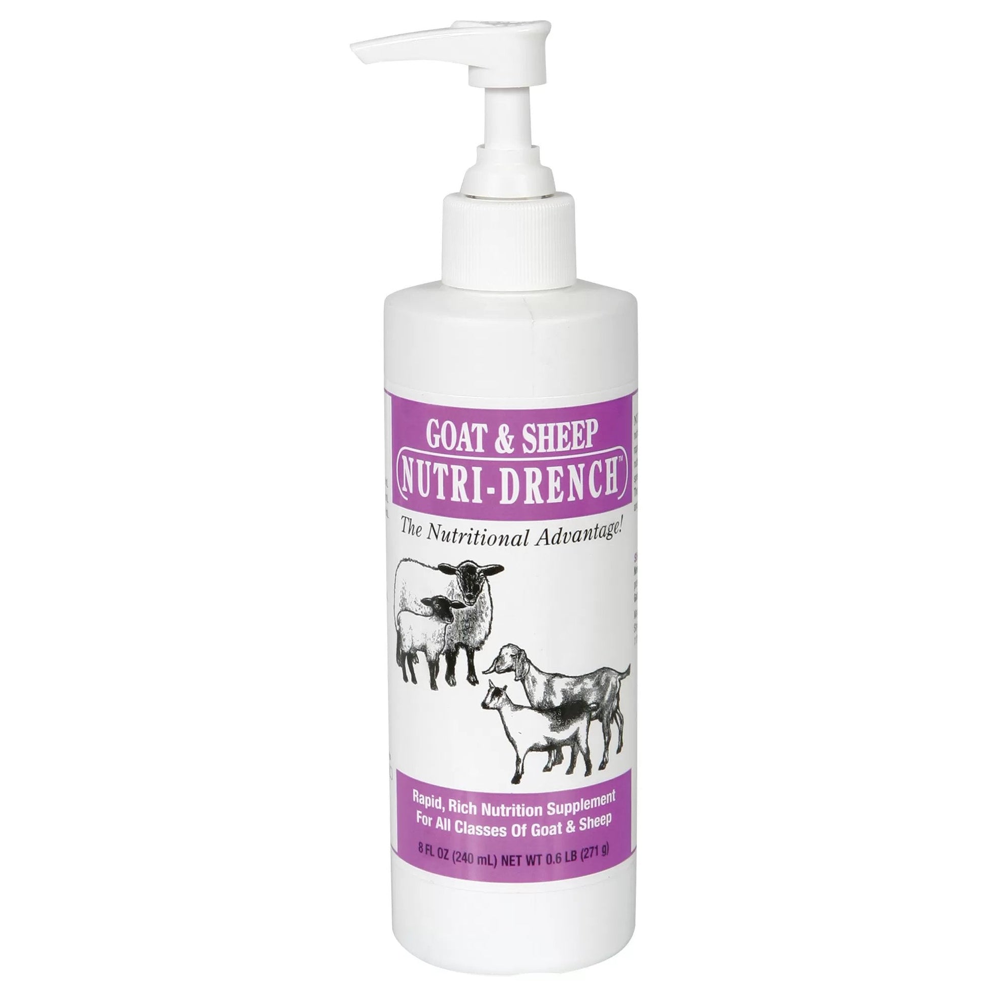 Bovidr Labs Nutri - Drench™ Sheep and Goat - 8 oz. w/Pump - QC Supply - 