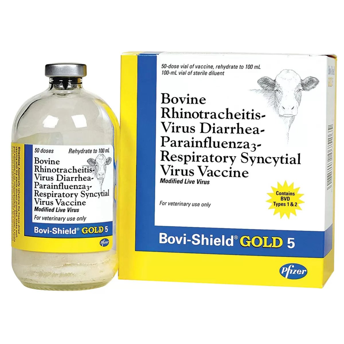 BoviShield® Gold 5 BRBVD PI3 BRSV - QC Supply - 