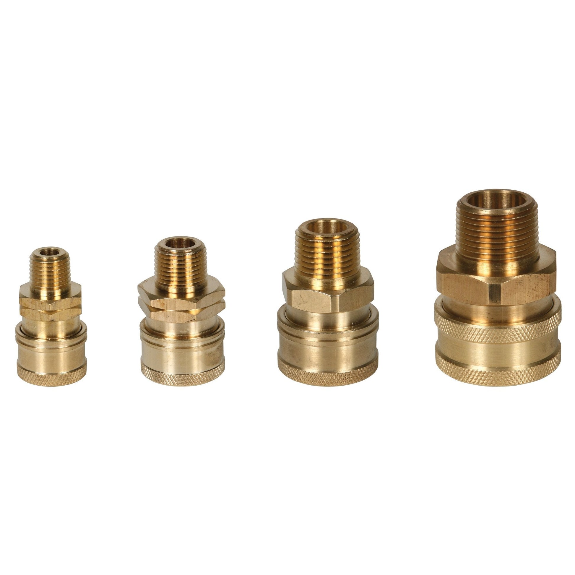 Brass Sockets With Male Thread - QC Supply - 