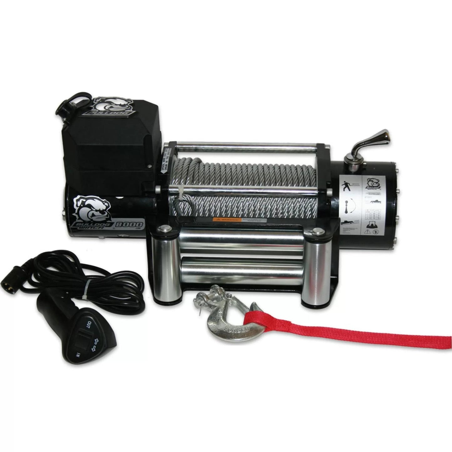 Bulldog® Winch 8,000 lb. Winch with 5.2HP Series Wound Motor - QC Supply - 